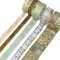 Wrapables Decorative Gold Foil Washi Tape Box Set for Arts & Crafts, Scrapbooking, Stationery, Diary (10 Rolls)